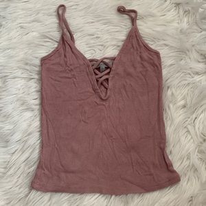 Women’s charlotte russe XS tank top in mauve
